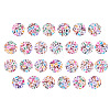 Craftdady 1300Pcs 26 Style Opaque White Acrylic Beads SACR-CD0001-02-8