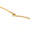 304 Stainless Steel Venetian Chain Necklace Making STAS-A028-N032G-3