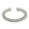 Non-Tarnish Hollowed 304 Stainless Steel Cuff Bangles for Women Men BJEW-P331-13P-2