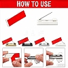 Plastic Adhesive Back Bar Pins with Iron Pins JEWB-B045-01D-3