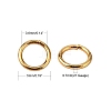 304 Stainless Steel Open Jump Rings LS-X-STAS-R060-5x0.7-2