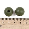 Wood European Beads WOOD-M014-01G-3