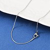 Non-Tarnish 304 Stainless Steel Snake Chain Necklaces NJEW-D285-02P-1