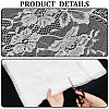 Flower Pattern Polyester Lace Fabrc DIY-WH20007-849A-5