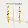 Stylish High-End Star Tassel Brass Hoop Earrings VW9610-4