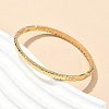 304 Stainless Steel Bangles for Women AJEW-P127-17G-3