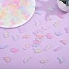 150Pcs Transparent Crackle Acrylic Beads OACR-ME0001-35-4