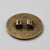 Blank  Alloy Bolo Tie Round Slider Pack FIND-WH0139-459AB-2