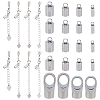 304 Stainless Steel Cord Ends and Chain Extender STAS-UN0019-77P-1
