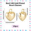 10Pcs Brass Pendants KK-BBC0025-54-2