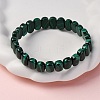 Natural Malachite Stretch Bracelets BJEW-F327-04-1