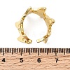 Brass Cuff Rings for Women RJEW-H262-06C-G-5