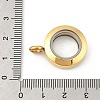 304 Stainless Steel Floating Locket Pendants STAS-E443-41G-3