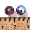 AB Color Plated Glass Beads EGLA-P059-02A-AB16-3