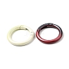 Spray Paint Alloy Spring Gate Rings FIND-C086-03B-2