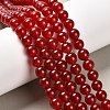 Natural & Dyed Malaysia Jade Bead Strands G-A146-8mm-A02-1