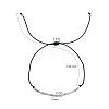 Unisex Adjustable Morse Code Bracelets BJEW-JB04988-04-3