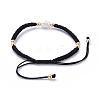 Adjustable Nylon Threads Braided Bead Bracelets BJEW-JB05259-01-3