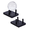 2 Boxs Pine Wood Raw Mineral Display Holder ODIS-UN0001-14A-1