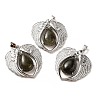 Natural Labradorite Teardrop Pendants KK-K331-02P-01-1