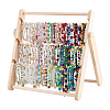 4-Tier Wooden Bracelet Organizer Display Riser Stands ODIS-WH0043-263B-1