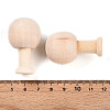 Unfinished Wood Mushroom Ornaments WOOD-T032-06-3