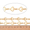 304 Stainless Steel Heart Link Chains SA-CBAE0F2-04G-2