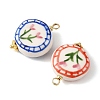 Hand Painted Handmade Porcelain Pendants PALLOY-JF05910-2