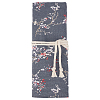Flower Printed Polyester Cloth Knitting Tools Storage Roll Bags AJEW-WH20054-349B-1