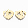 304 Stainless Steel Charms STAS-S116-083G-2