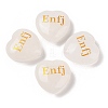 Natural Quartz Crystal Heart Engraving MBTI Figurines Statues for Home Office Desk Decorations X1-G-K353-05M-1