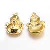 Tibetan Style Lovely Snowman Alloy Charms X-EA314Y-NFG-2