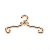 Alloy Doll Clothes Hangers DOLL-WH0001-01KCG-1