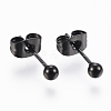 304 Stainless Steel Stud Earrings EJEW-H350-01B-A-1