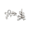 Non-Tarnish 304 Stainless Steel Stud Earrings EJEW-K285-02P-2