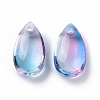 Transparent Glass Charms GLAA-O017-01J-4