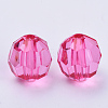 Transparent Acrylic Beads TACR-Q257-6mm-V08-2