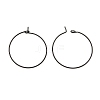 316L Surgical Stainless Steel Hoop Earring Findings LS-X-STAS-D164-01B-3