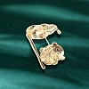 Cute Frog with Lotus Leaf Alloy Enamel Pins PW-WG6198C-01-2