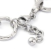 304 Stainless Steel Bracelet for Women BJEW-U009-03P-4