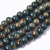 Handmade Porcelain Beads X-PORC-S498-19B-11-4