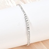 925 Sterling Silver Micro Pave Cubic Zirconia Tennis Bracelets for Women BJEW-C117-01A-P02-1