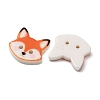 2-Hole Opaque Resin Buttons RE-CBA85A5-29-2