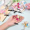 PE Plastic with Laser Alligator Hair Clips for Girl PHAR-TAC0007-05-5