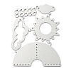 Weather Theme Carbon Steel Cutting Dies Stencils DIY-P076-10-4