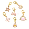 64Pcs 32 Styles Alloy Enamel Shoe Charms HJEW-PH02482-2