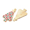 Christmas Theme Rack Plating Alloy Pendants FIND-M020-02D-G-2