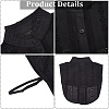 Detachable Cotton Shirt Collars AJEW-WH20816-029-5