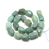 Natural Amazonite Crystal Beads Strands G-R425-15-2