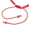 2Pcs Adjustable Glass Seed Beads & Glass Beads Braided Bead Bracelets Set BJEW-MZ00287-01-5